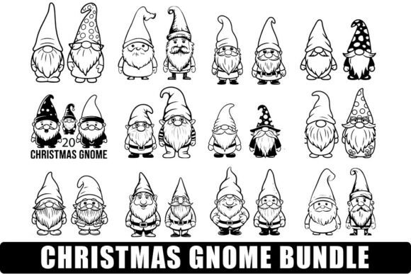 Christmas Gnome Bundle Svg, png, pdf Chris