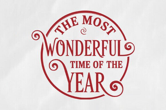 Christmas Round Sign Svg Design: Graphics and Crafts for Branding