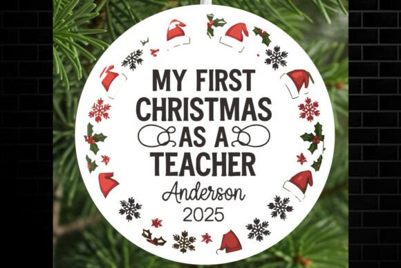 First Christmas 2025 Svg Design- Family, Graphics and Crafts