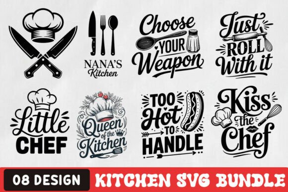 Free Kitchen Svg Bundle,08 Design