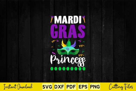 Free Mardi Gras Princess Svg Graphics
