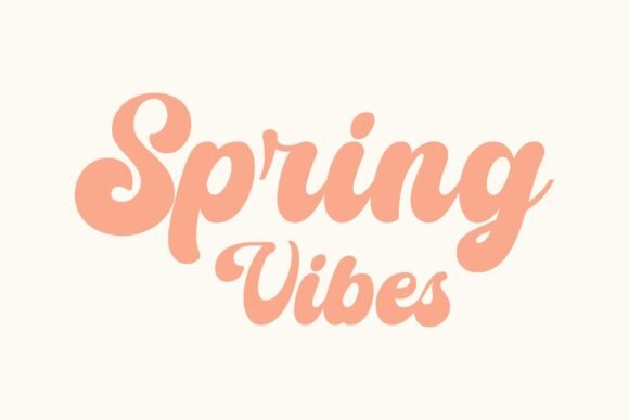 Groovy Spring Vibes SVG: Graphics & Crafts