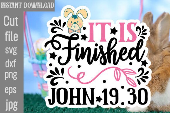 It is Finished John 19 30 SVG Cut File