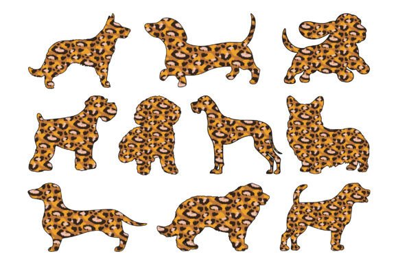 Leopard Dog SVG Sublimation Bundle: Graphics for Creative Crafts