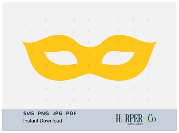 Mardi Gras Mask SVG for Crafts and Graphics