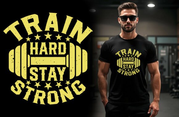 Motivational Gym Workout Graphic Design