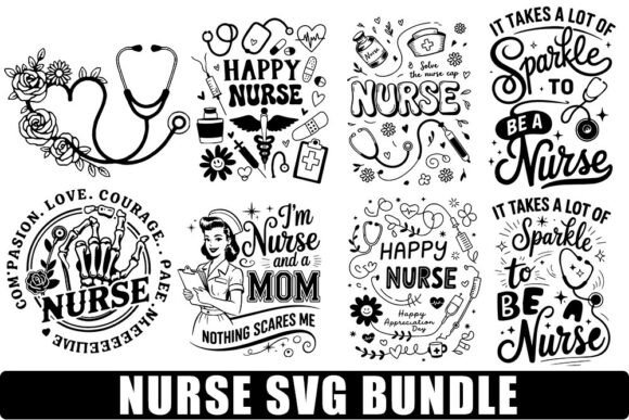 Nurse Bundle 18 Designs SVG
