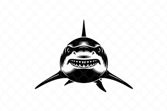 Shark SVG, Shark Silhouette Clipart, 007