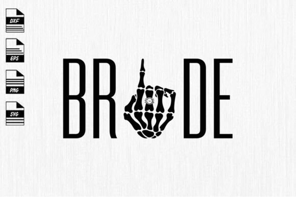 Skeleton Bride Wedding Finger Svg, Bride Graphics